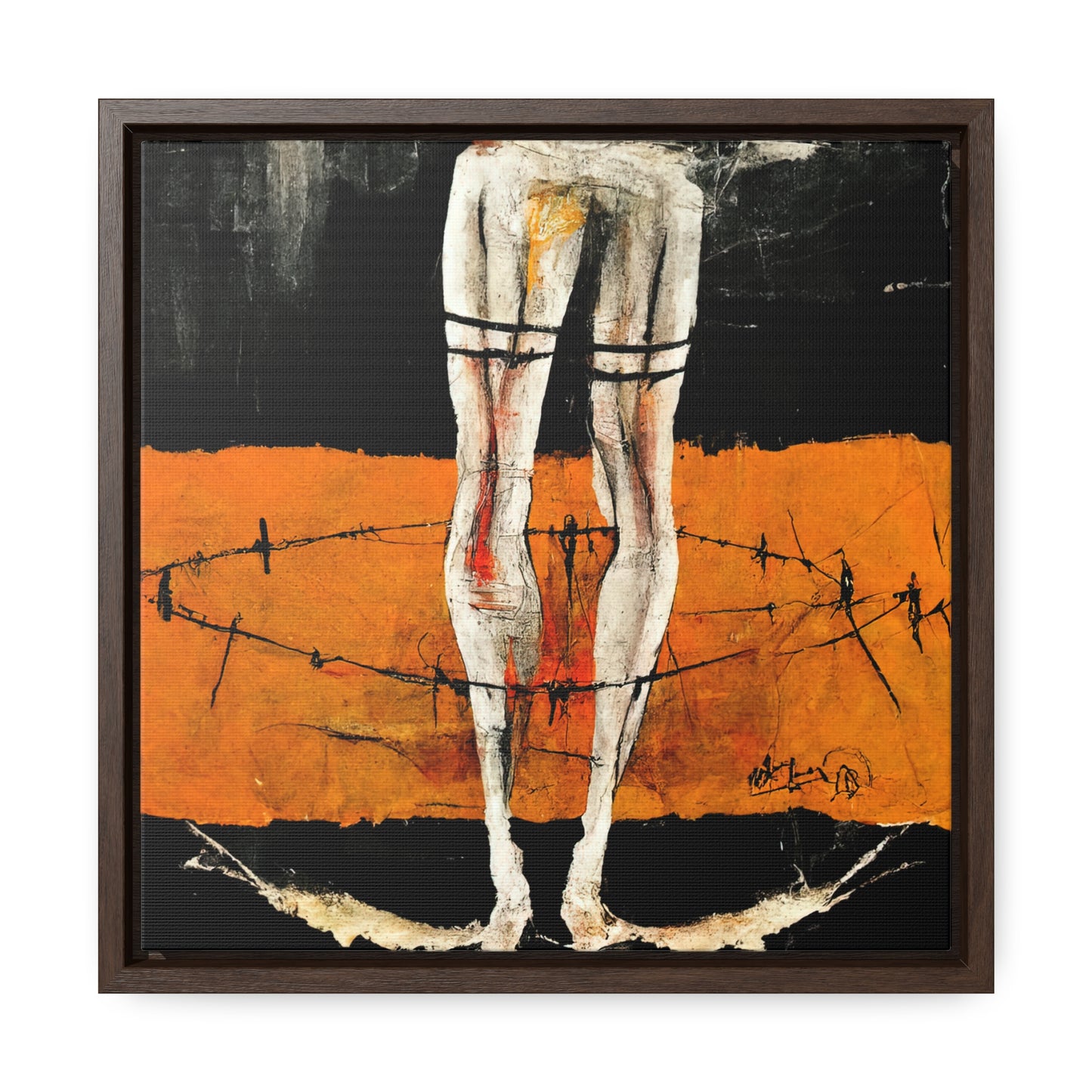 Feet and Drama 13, Valentinii, Gallery Canvas Wraps, Square Frame