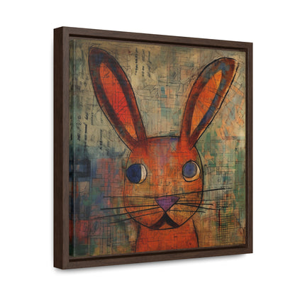 Rabbit 35, Gallery Canvas Wraps, Square Frame