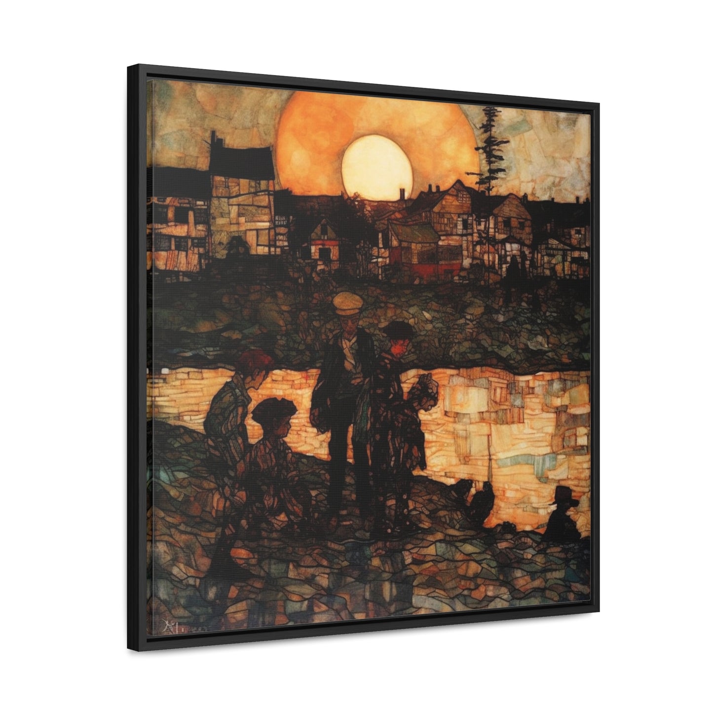 Land of the Sun 40, Valentinii, Gallery Canvas Wraps, Square Frame