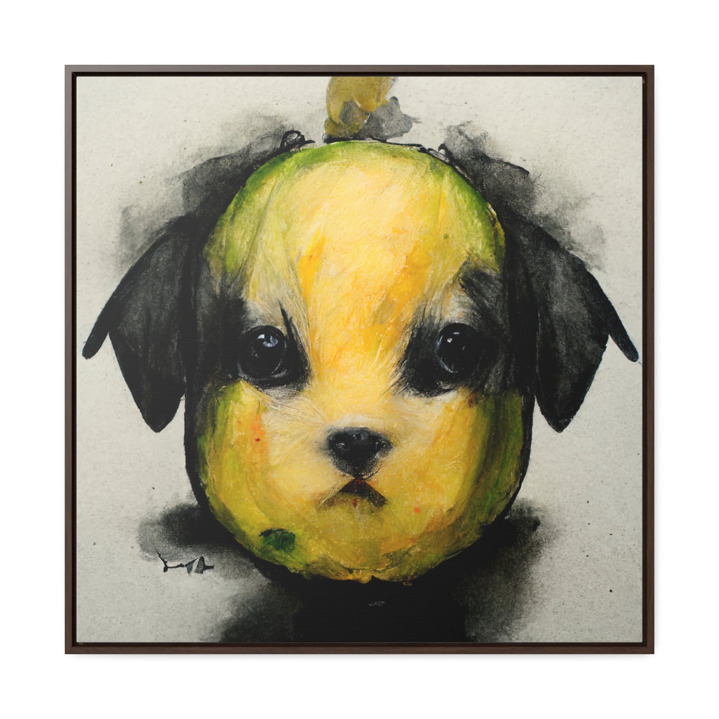 Dogs and Puppies 6, Valentinii, Gallery Canvas Wraps, Square Frame