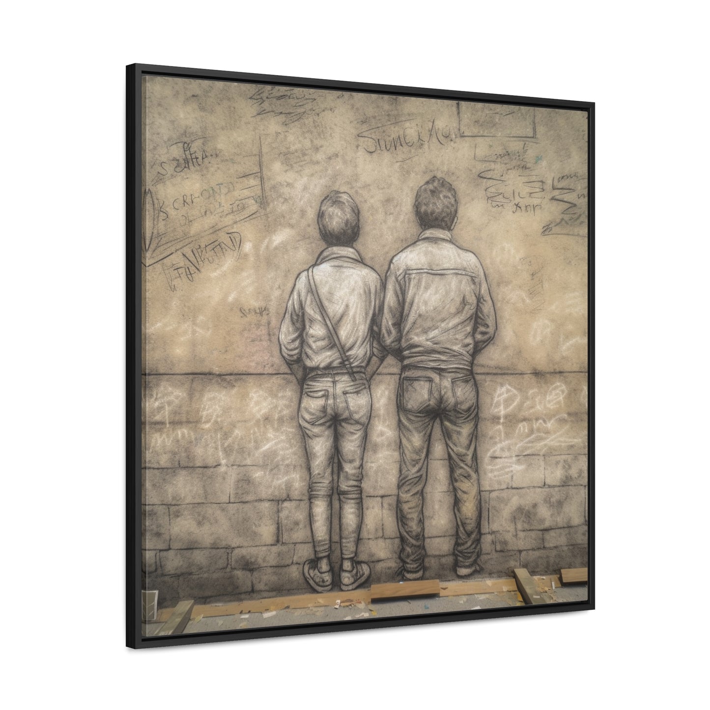 The Courage of Vulnerability 12, Valentinii, Gallery Canvas Wraps, Square Frame