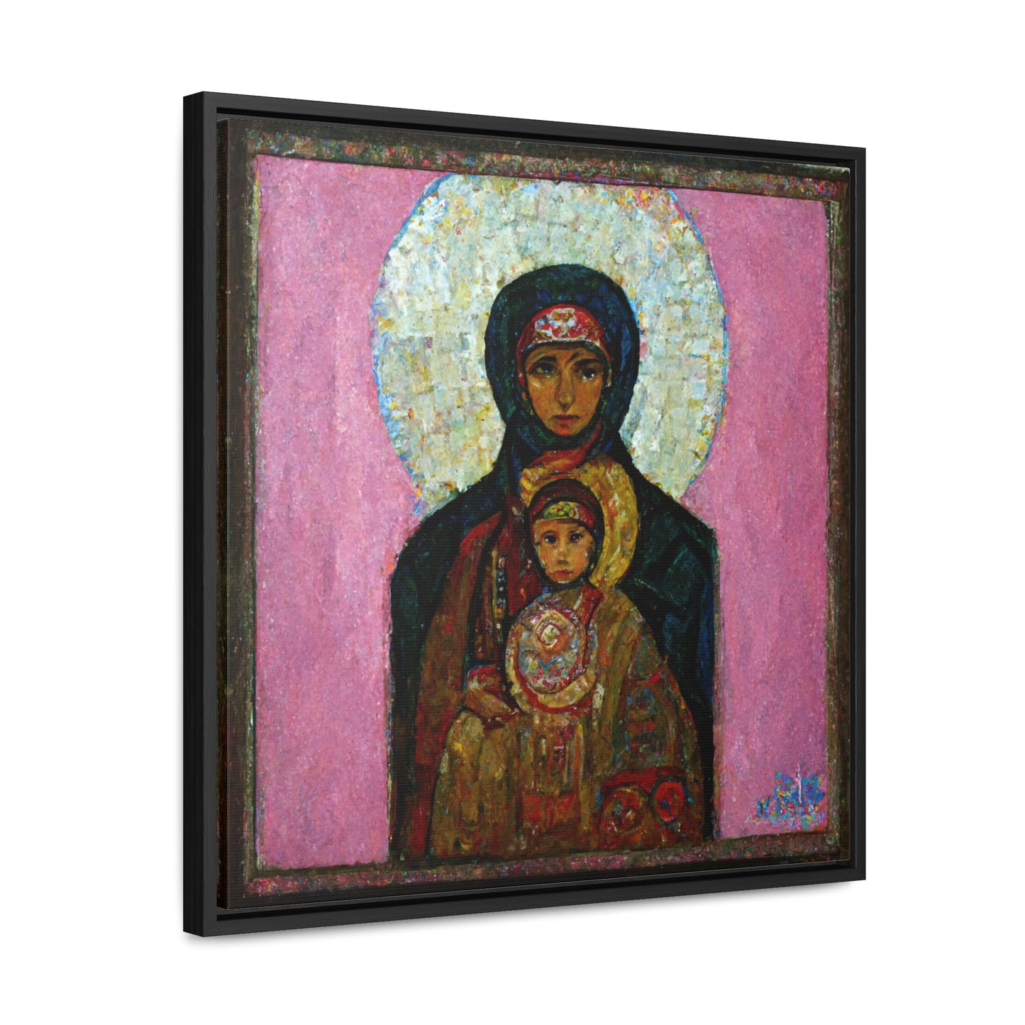 Mary and the Child 26, Valentinii, Gallery Canvas Wraps, Square Frame