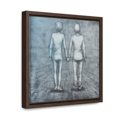 The Courage of Vulnerability 3, Valentinii, Gallery Canvas Wraps, Square Frame