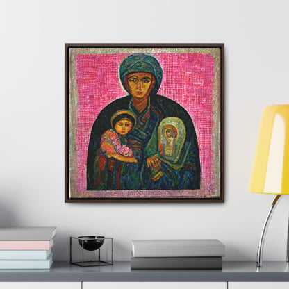 Mary and the Child 28, Valentinii, Gallery Canvas Wraps, Square Frame