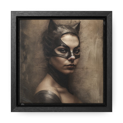 Cat Woman 18, Gallery Canvas Wraps, Square Frame