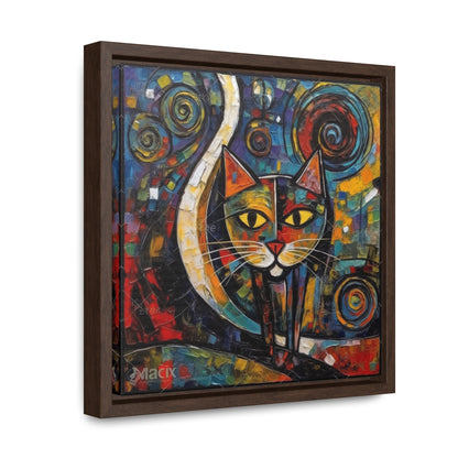 Cat 119, Gallery Canvas Wraps, Square Frame