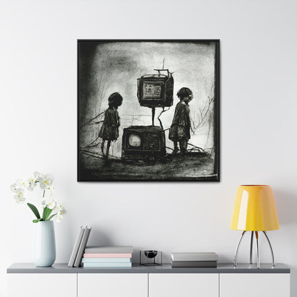 Childhood Wave 8, Valentinii, Gallery Canvas Wraps, Square Frame