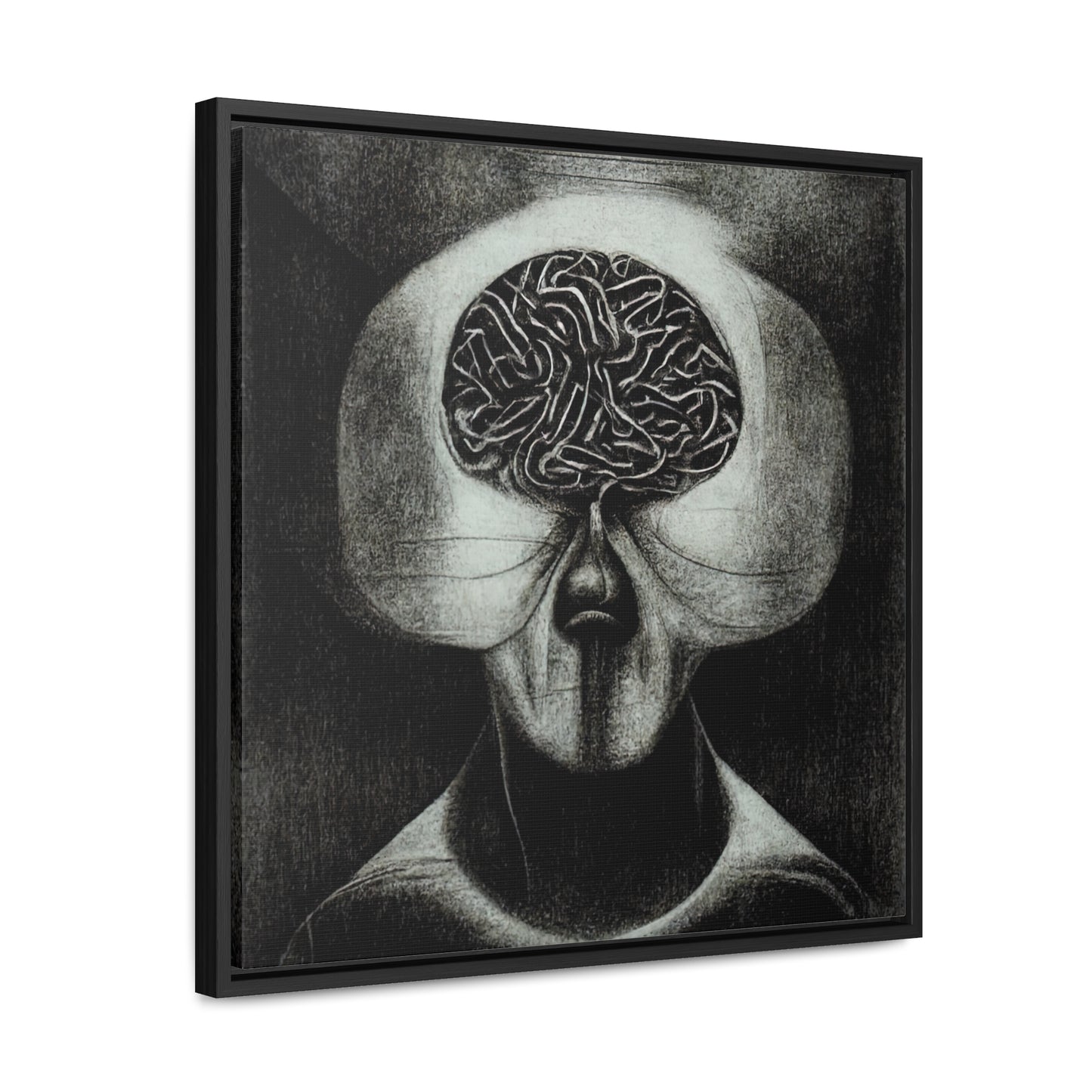 Brain 38, Valentinii, Gallery Canvas Wraps, Square Frame