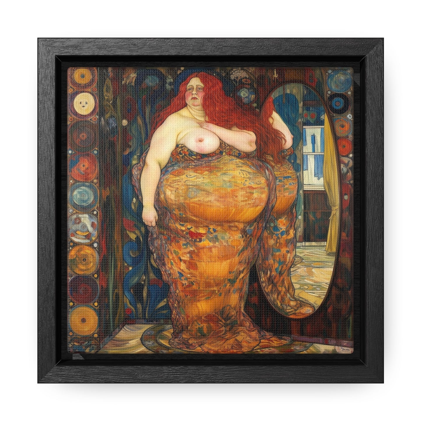 Baroque 10, Valentinii, Gallery Canvas Wraps, Square Frame