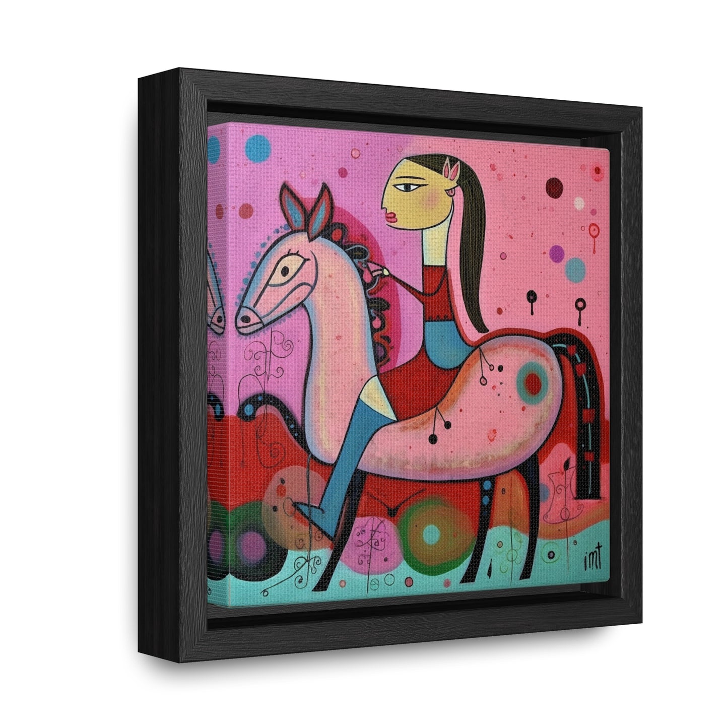 The Dreams of the Child 49, Gallery Canvas Wraps, Square Frame