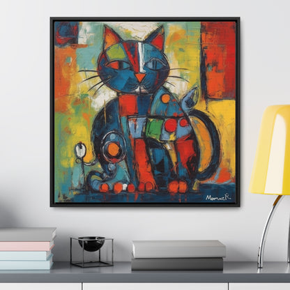 Cat 70, Gallery Canvas Wraps, Square Frame