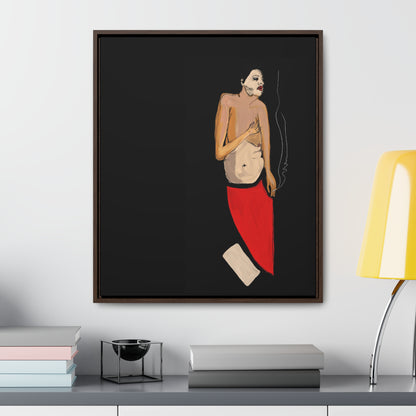 A Depressive Aladdin, Original Eduard Pavel, Gallery Canvas Wraps, Vertical Frame