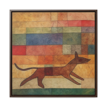 V Dog 10, Gallery Canvas Wraps, Square Frame