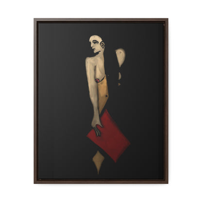 The Shadow Woman, Original Eduard Pavel, Gallery Canvas Wraps, Vertical Frame