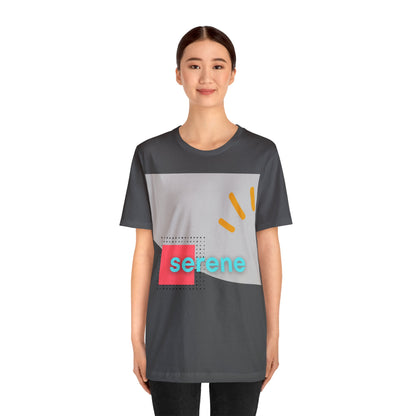 Serene, Unisex Jersey Short Sleeve Tee