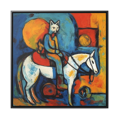 Cat 107, Gallery Canvas Wraps, Square Frame