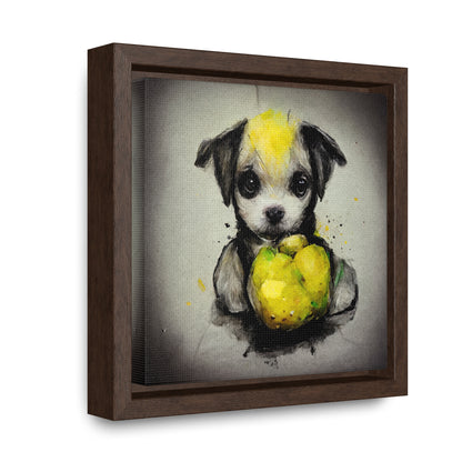 Dogs and Puppies 2, Valentinii, Gallery Canvas Wraps, Square Frame