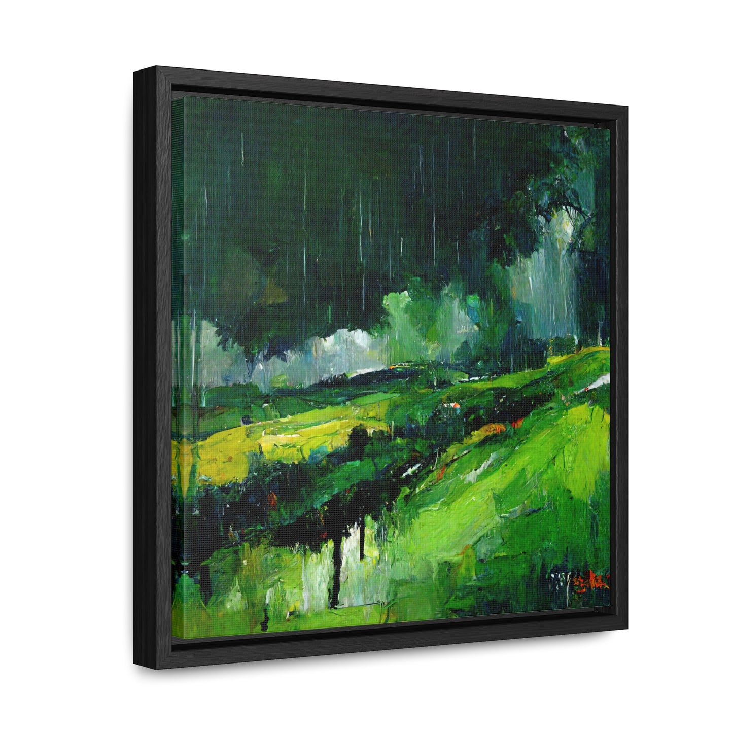 To the Rainy Land 4, Valentinii, Gallery Canvas Wraps, Square Frame