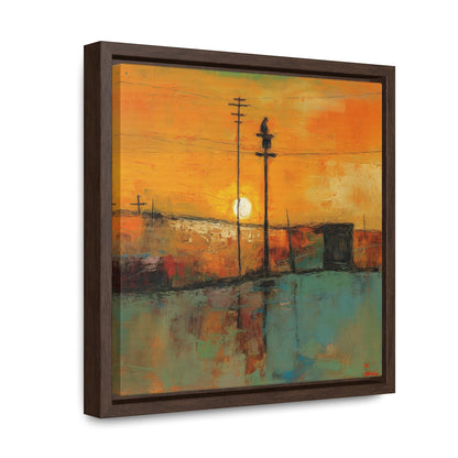 Land of the Sun 48, Valentinii, Gallery Canvas Wraps, Square Frame