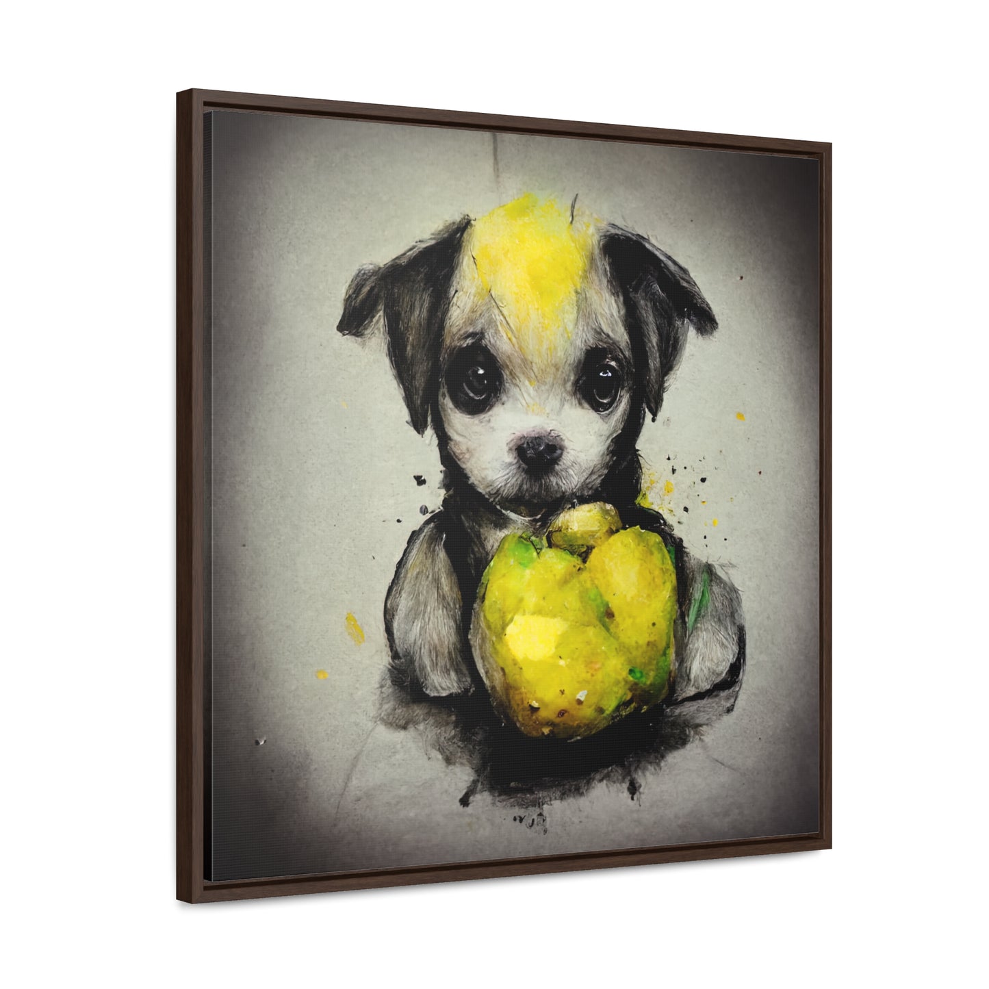 Dogs and Puppies 2, Valentinii, Gallery Canvas Wraps, Square Frame