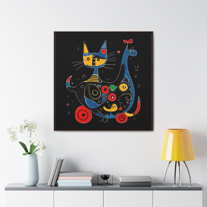 Cat 144, Gallery Canvas Wraps, Square Frame