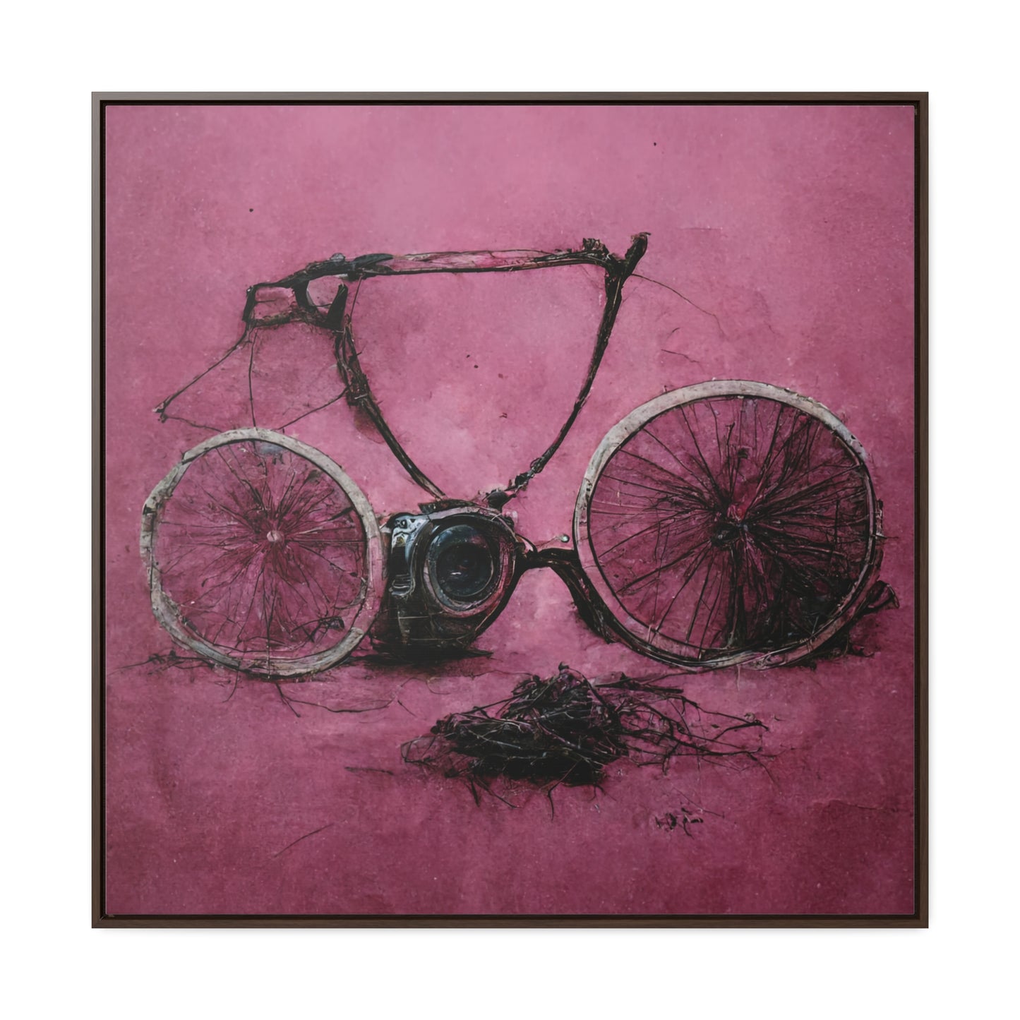 Bicycle 10, Valentinii, Gallery Canvas Wraps, Square Frame