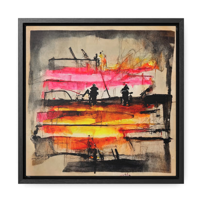 Land of the Sun 9, Valentinii, Gallery Canvas Wraps, Square Frame