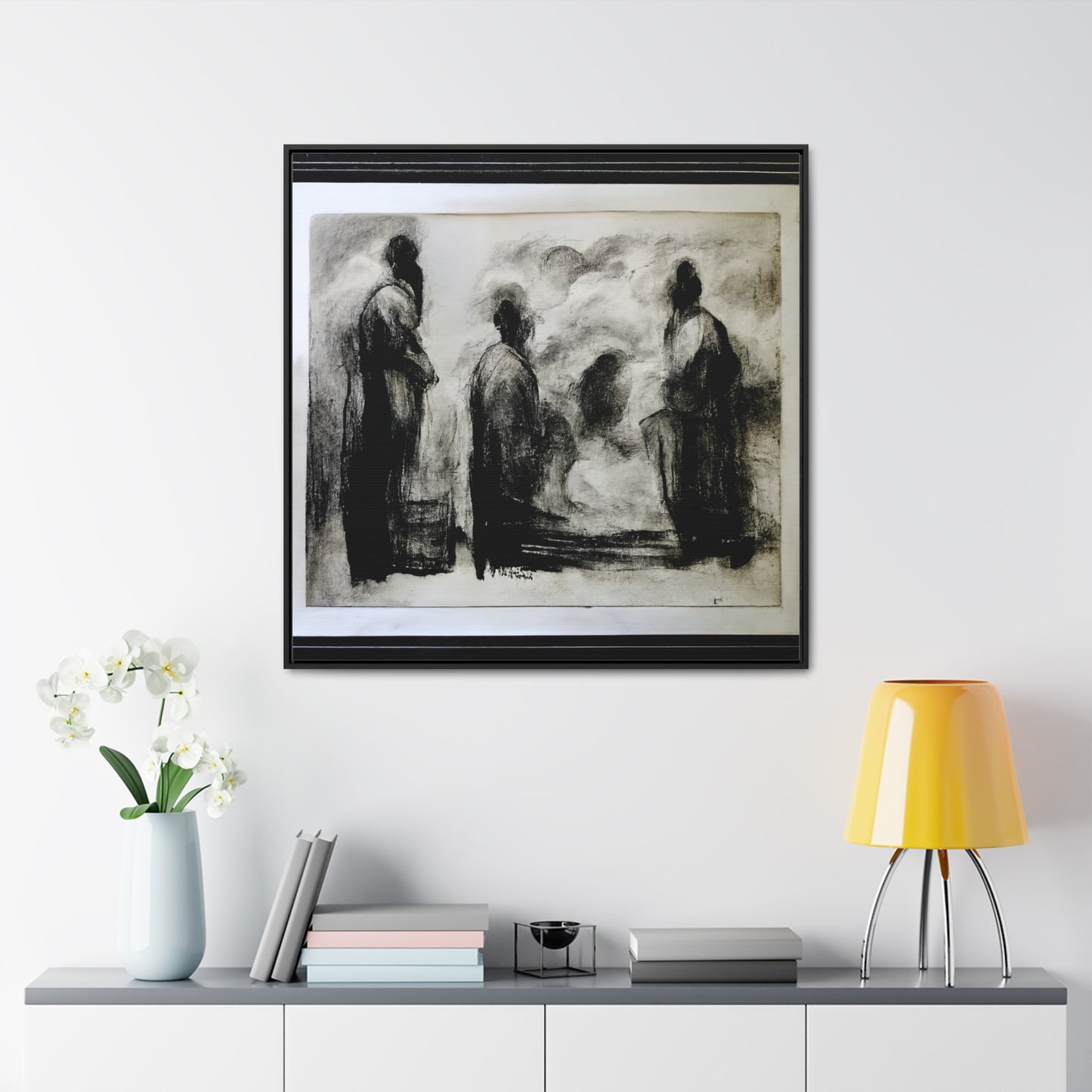 Palaeolithic Prayer 9, Valentinii, Gallery Canvas Wraps, Square Frame