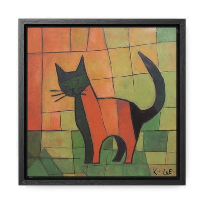 Cat 21, Gallery Canvas Wraps, Square Frame