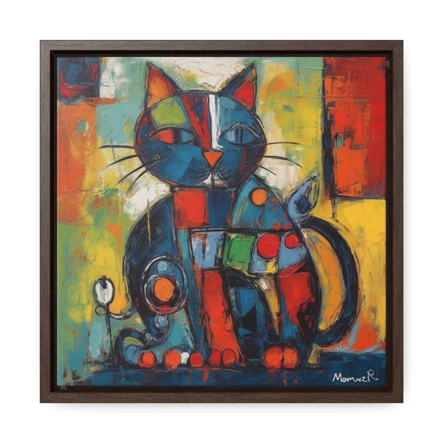 Cat 70, Gallery Canvas Wraps, Square Frame