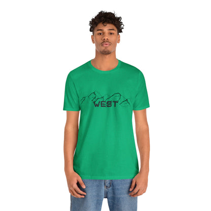 West, Unisex Jersey Short Sleeve Tee