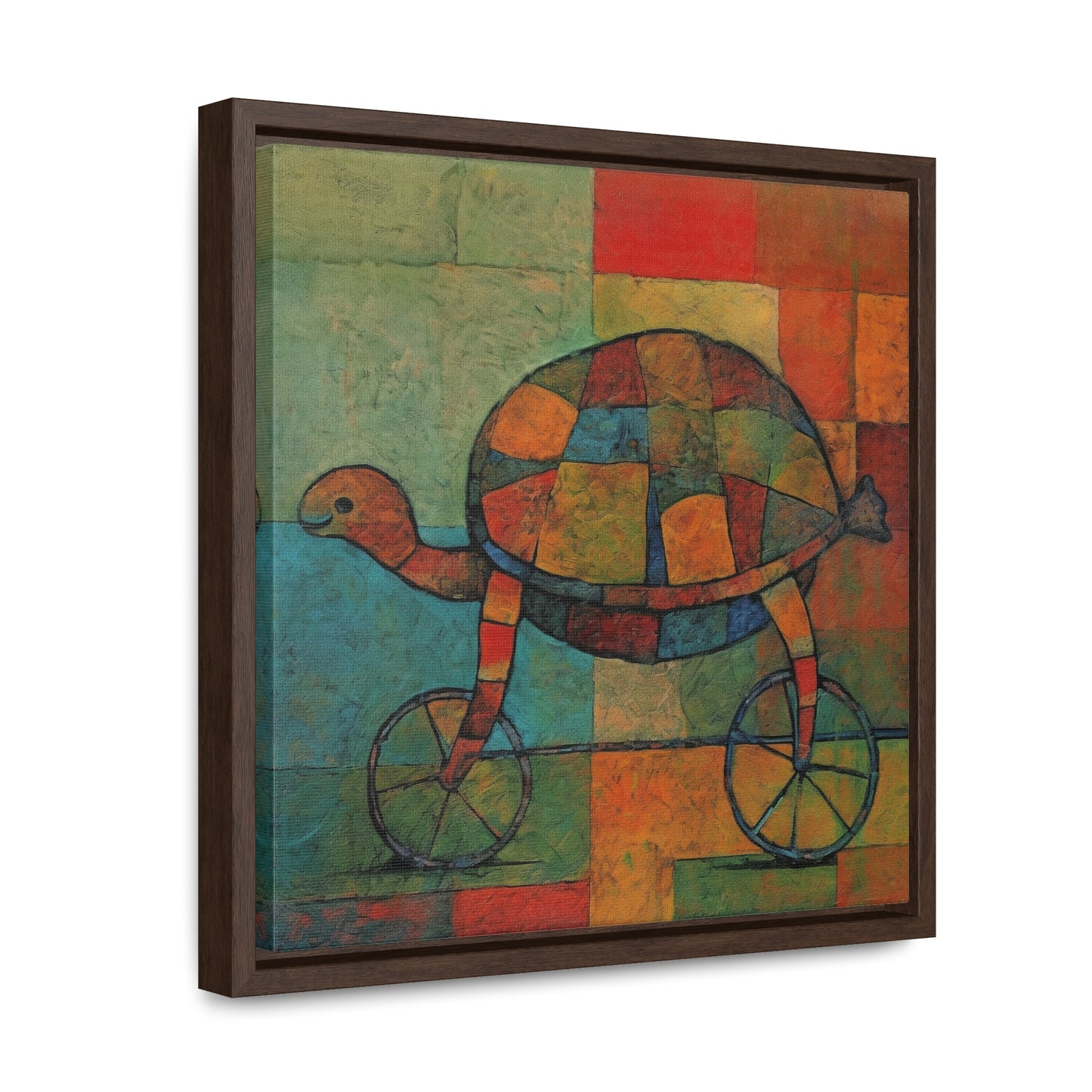 Turtle 19, Gallery Canvas Wraps, Square Frame