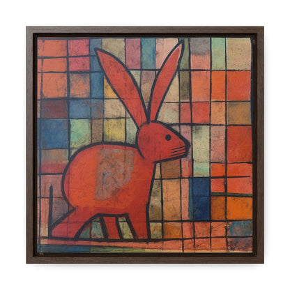 Rabbit 30, Gallery Canvas Wraps, Square Frame