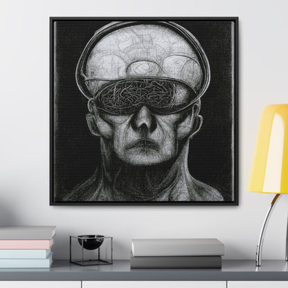 Brain 30, Valentinii, Gallery Canvas Wraps, Square Frame