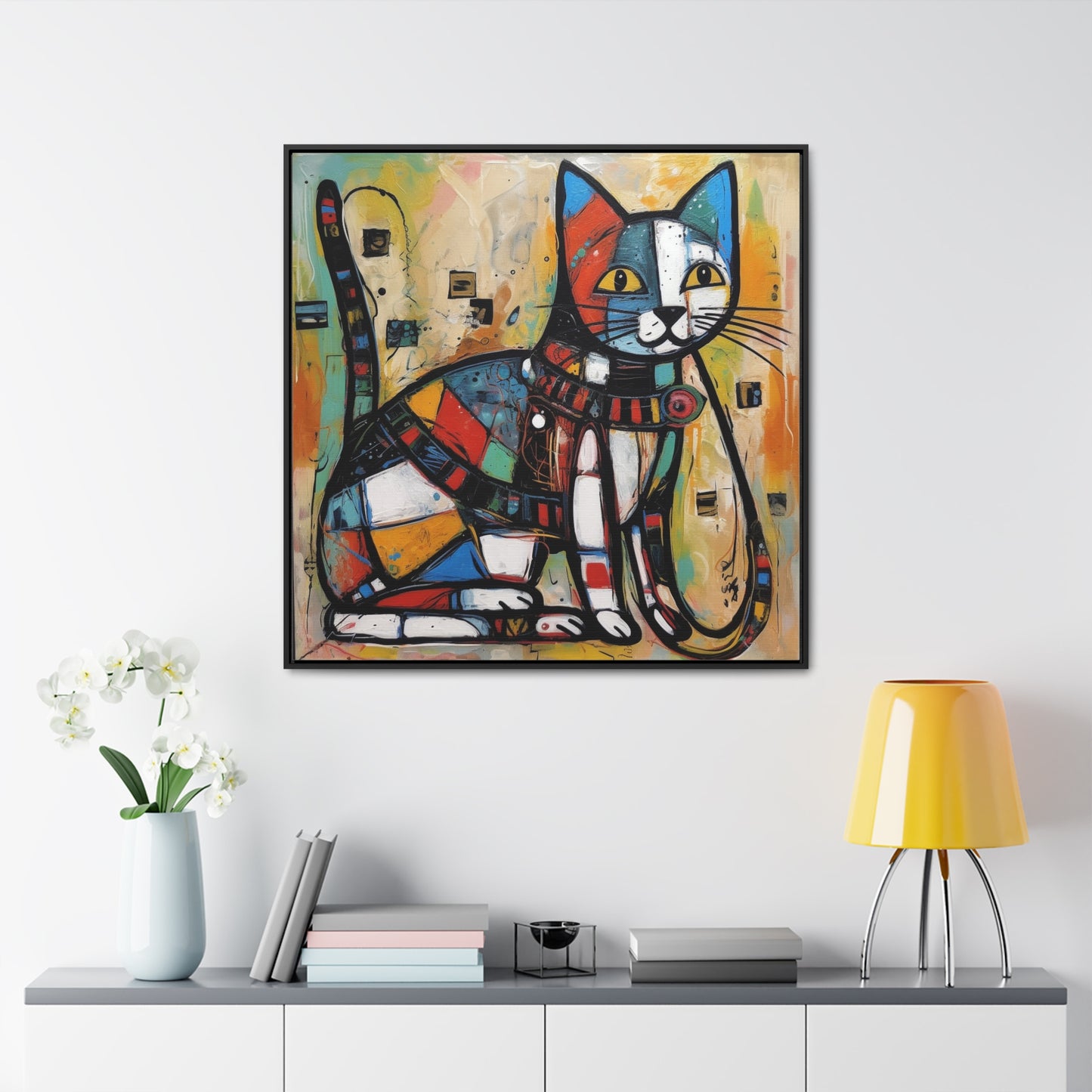 Cat 94, Gallery Canvas Wraps, Square Frame