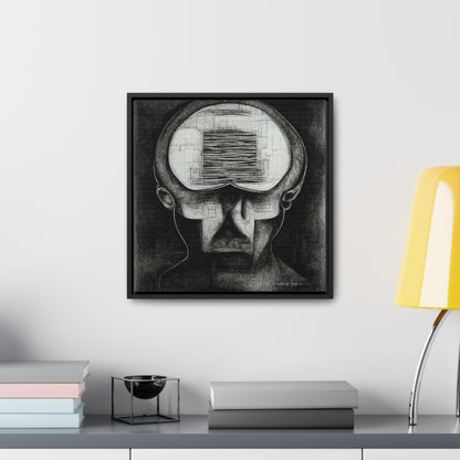 Brain 58, Valentinii, Gallery Canvas Wraps, Square Frame