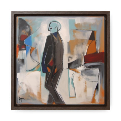 Sad Man 15, Valentinii, Gallery Canvas Wraps, Square Frame