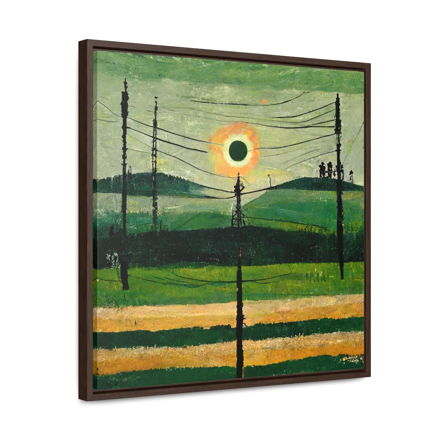 Land of the Sun 32, Valentinii, Gallery Canvas Wraps, Square Frame