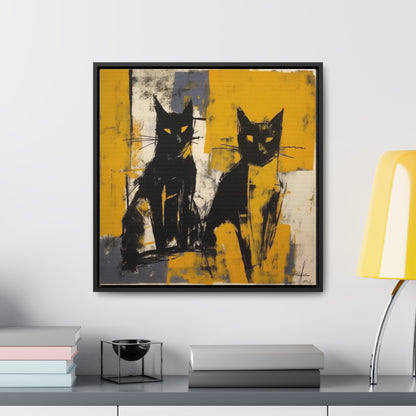 Cat 14, Gallery Canvas Wraps, Square Frame