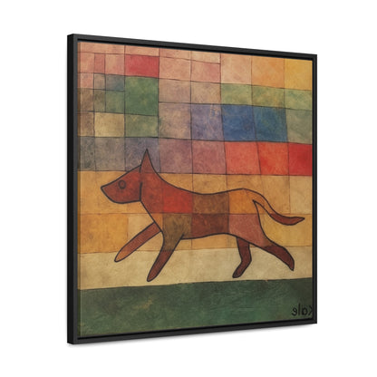 V Dog 4, Gallery Canvas Wraps, Square Frame