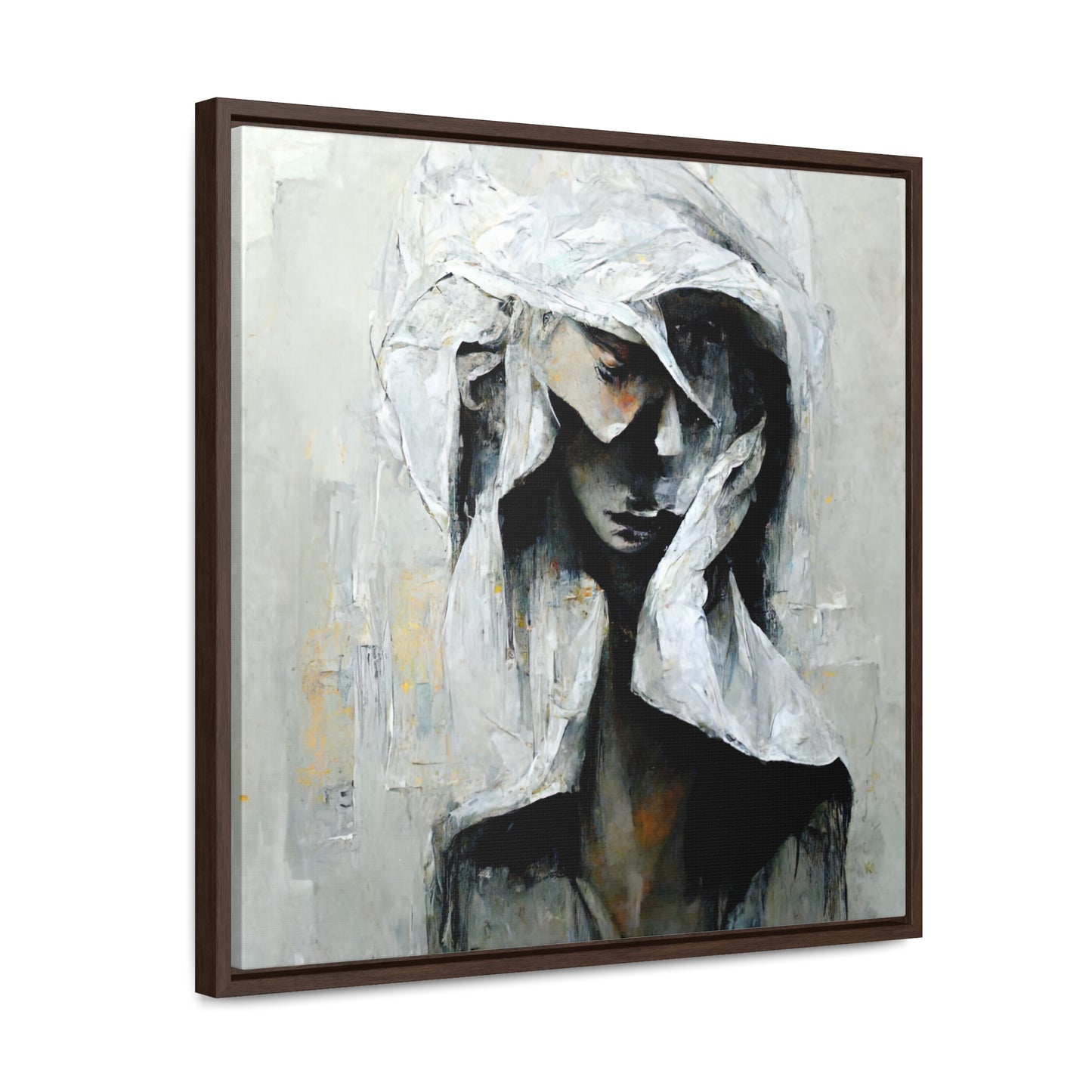 Forgotten face 3, Valentinii, Gallery Canvas Wraps, Square Frame