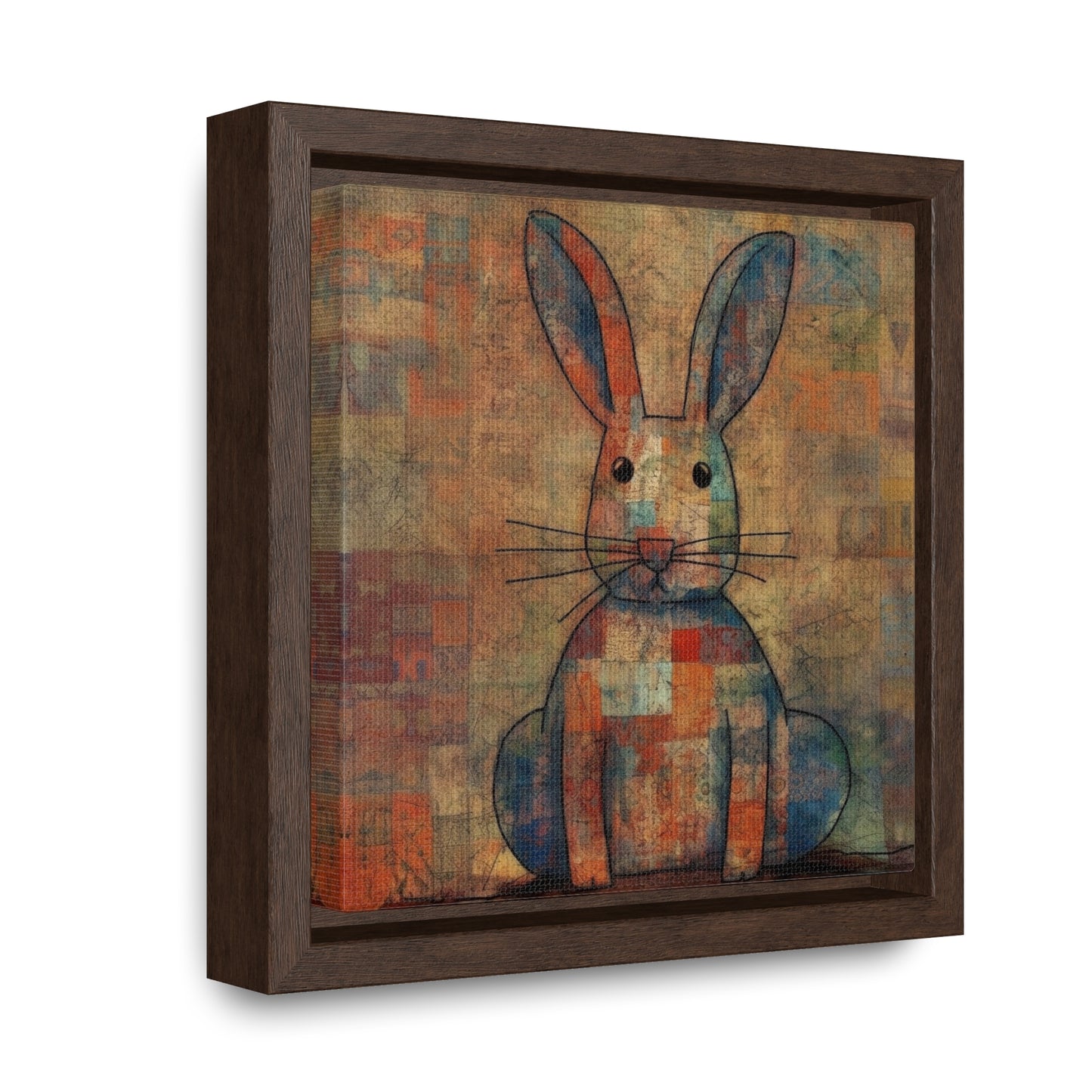 Rabbit 21, Gallery Canvas Wraps, Square Frame