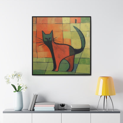 Cat 22, Gallery Canvas Wraps, Square Frame