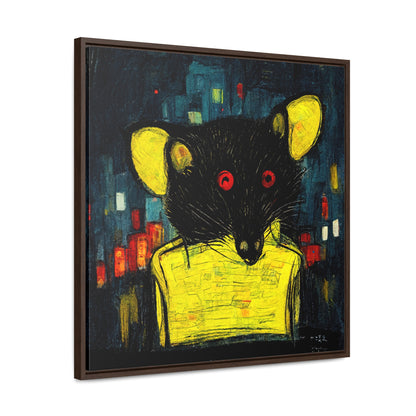 Urban Rat 7, Valentinii, Gallery Canvas Wraps, Square Frame