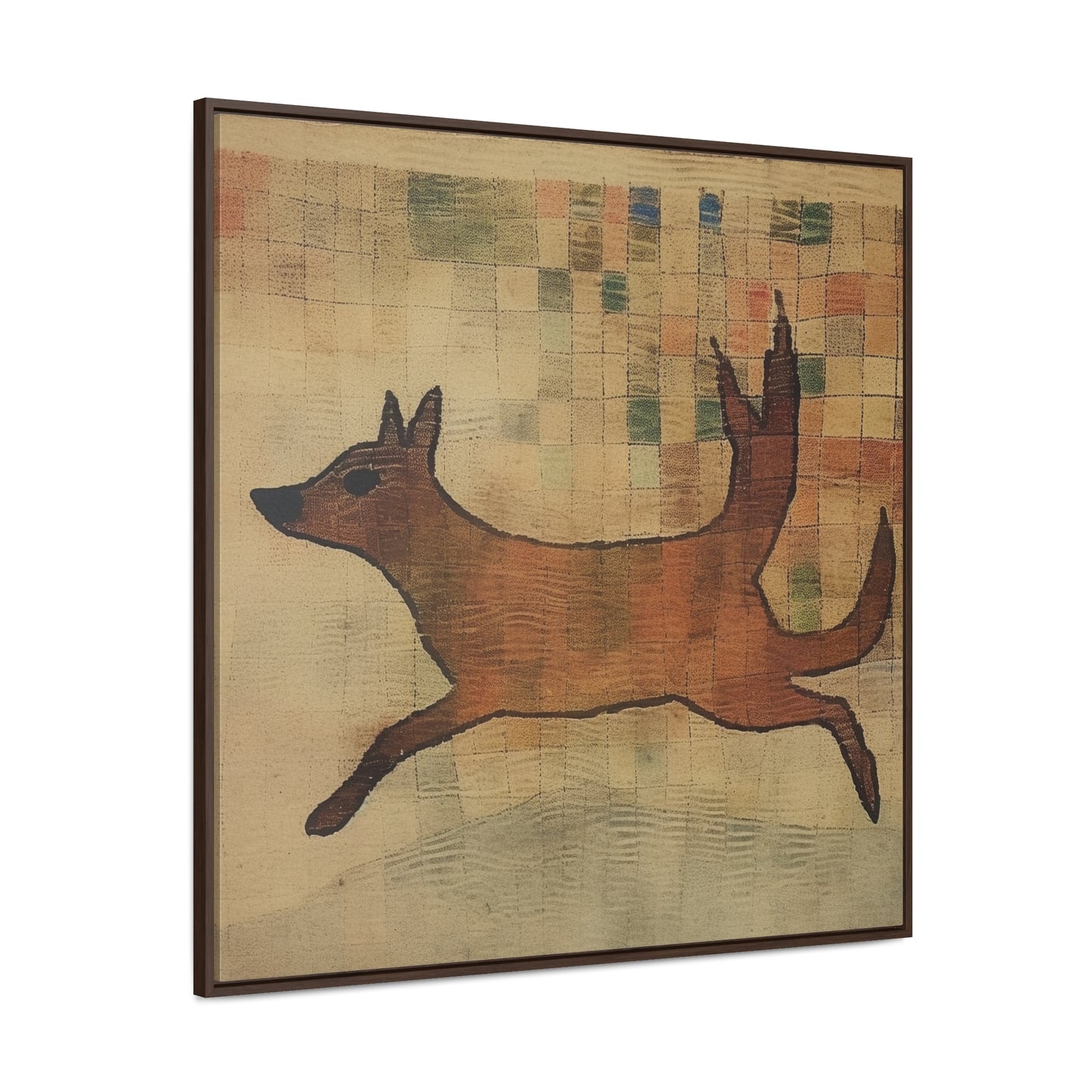 V Dog 5, Gallery Canvas Wraps, Square Frame