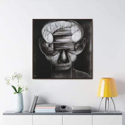 Brain 36, Valentinii, Gallery Canvas Wraps, Square Frame