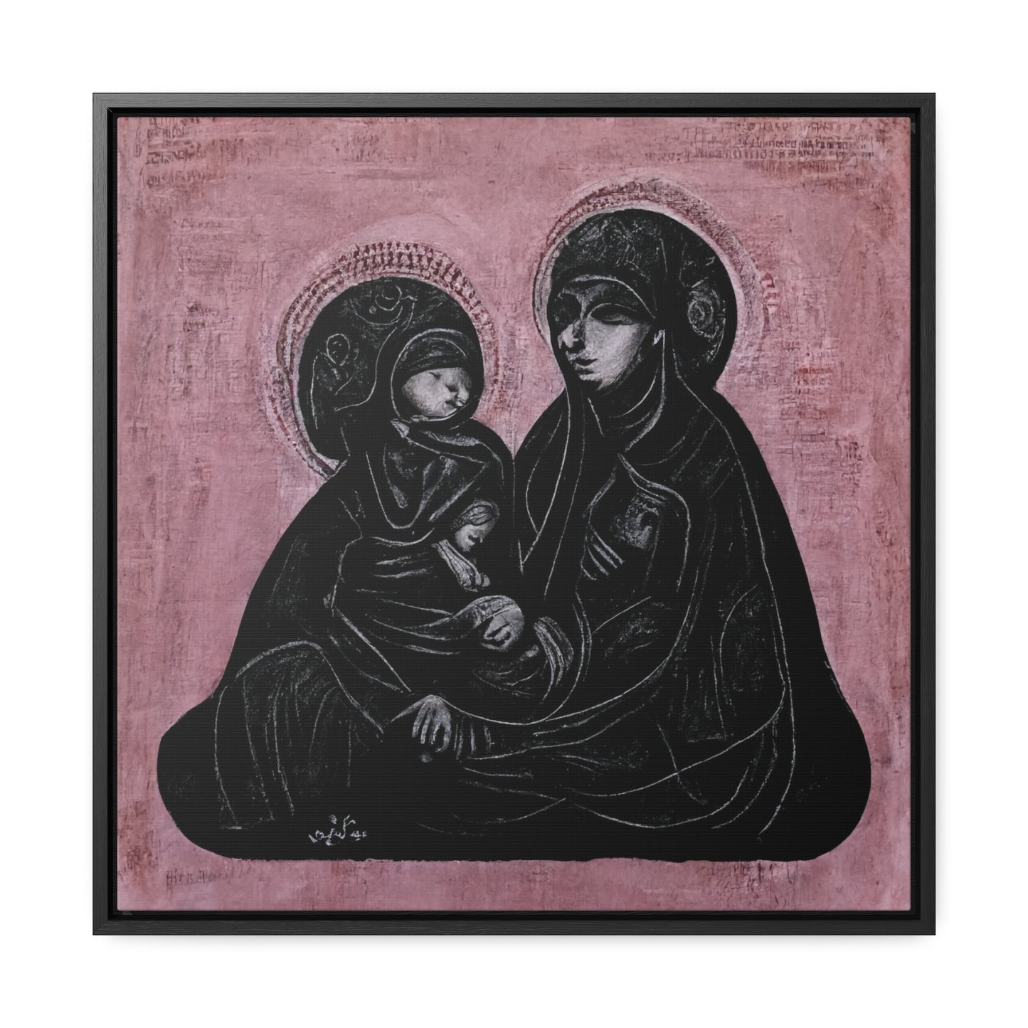 Mary and the Child 7, Valentinii, Gallery Canvas Wraps, Square Frame