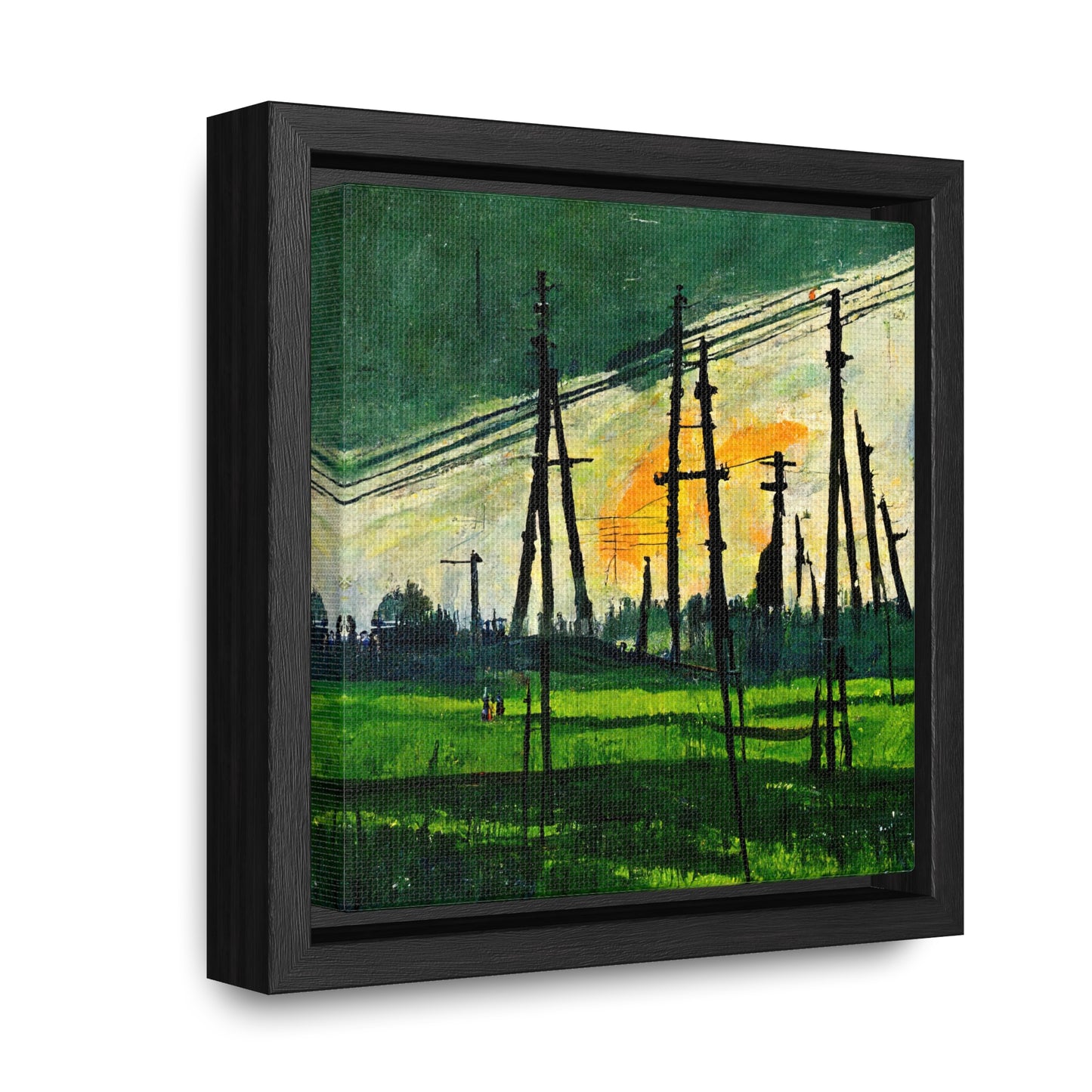 Land of the Sun 36, Valentinii, Gallery Canvas Wraps, Square Frame