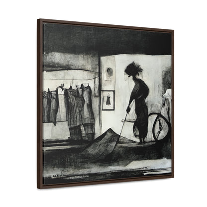 Domestic Memories 30, Valentinii, Gallery Canvas Wraps, Square Frame