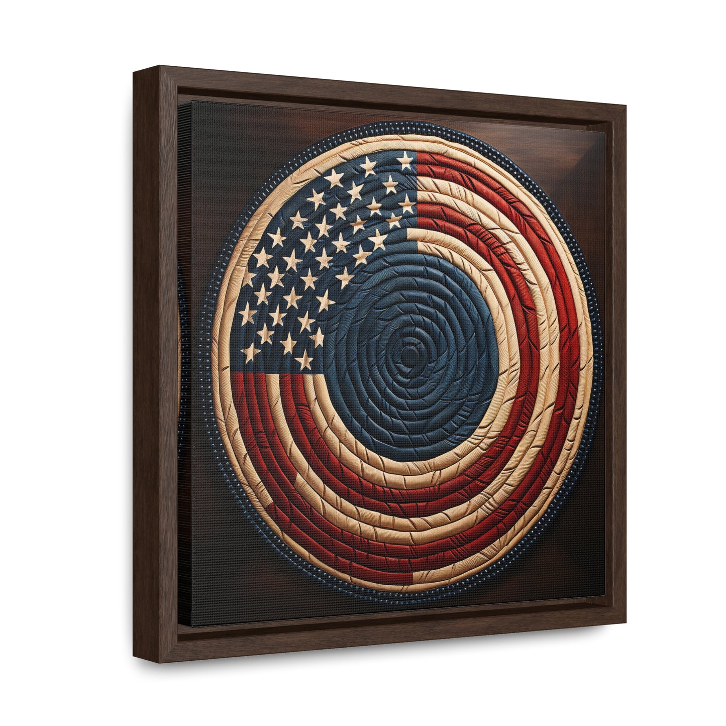 Flag 15, Gallery Canvas Wraps, Square Frame